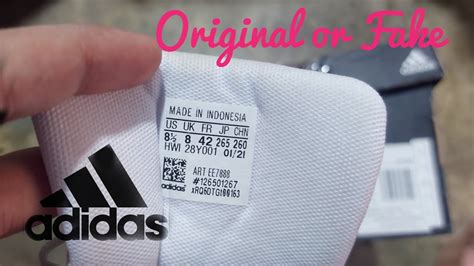 how to check if adidas product is original